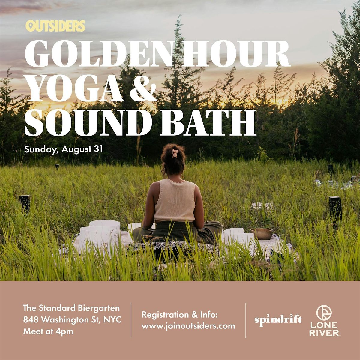 GOLDEN HOUR YOGA & SOUND BATH, 31 August | Event in New York | AllEvents