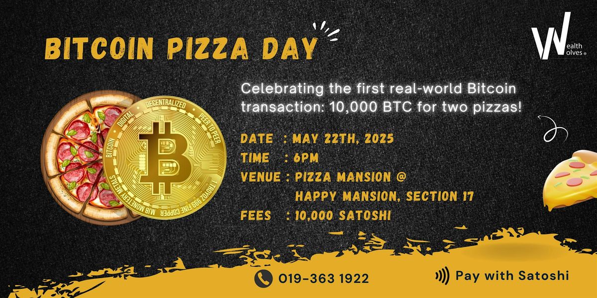 Bitcoin Pizza Day, 22 May | Event in Petaling Jaya | AllEvents