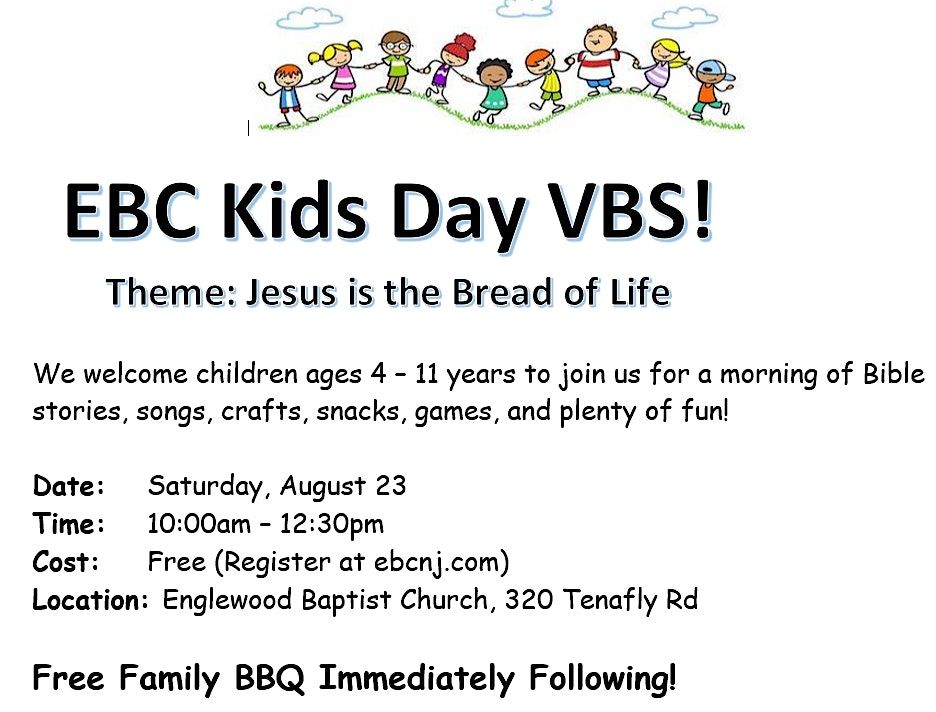 Kids Day VBS, 23 August | Event in Englewood | AllEvents