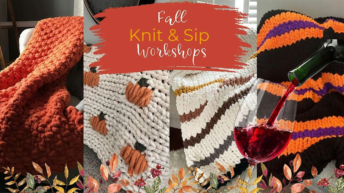 Fall Chunky Knit Blanket Classes | Art & Wine Bar Craft Workshops, 24 August | Event in Colorado Springs