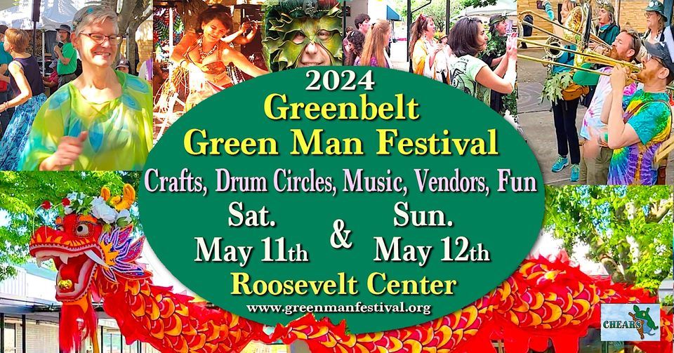 Greenbelt Green Man Festival 2025, Roosevelt Center in Old Greenbelt