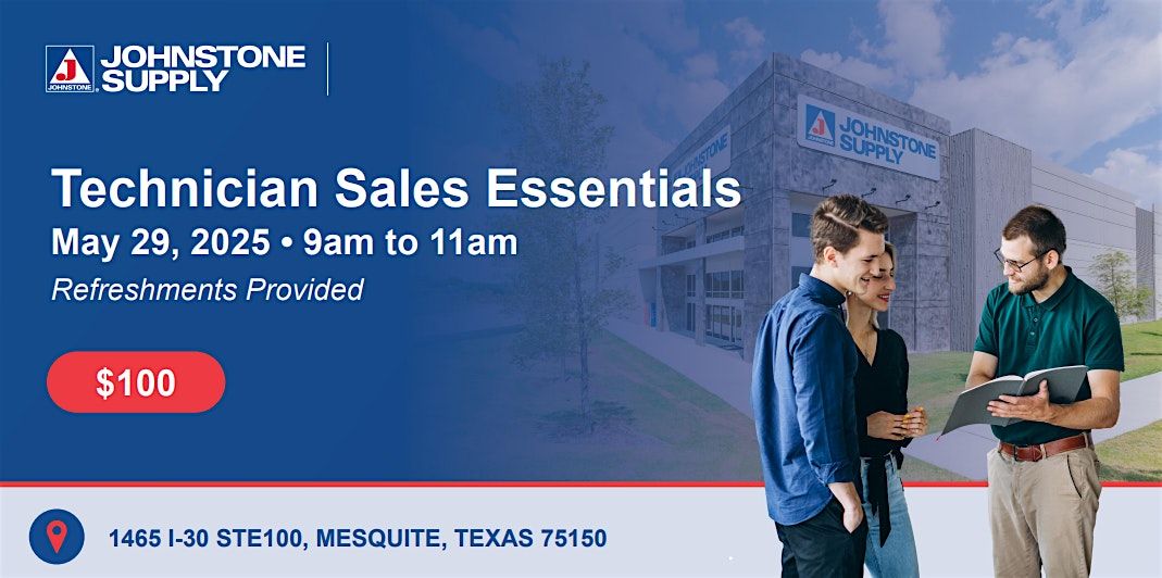 Technician Sales Esentials, 29 May | Event in Mesquite | AllEvents