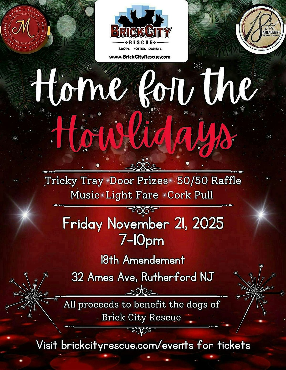Home for the Howlidays, 21 November | Event in Rutherford | AllEvents