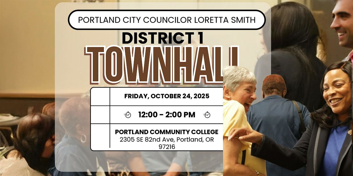 Councilor Loretta Smith District 1 Town Hall, 24 October | Event in Portland | AllEvents