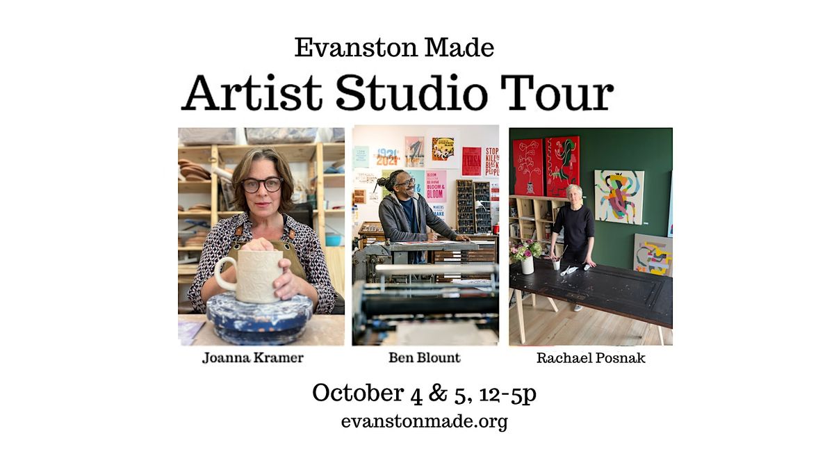 Evanston Made Artist Studio Tour, 4 October | Event in Evanston | AllEvents
