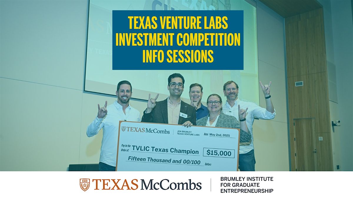 TVL Investment Competition Fall 2025 Info Sessions, 14 October | Event in Austin | AllEvents