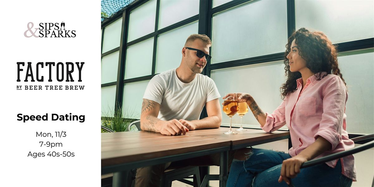 Speed Dating Ages 40s-50s in Johnson City, NY  at Factory by Beer Tree Brew, 3 November | Event in Johnson City