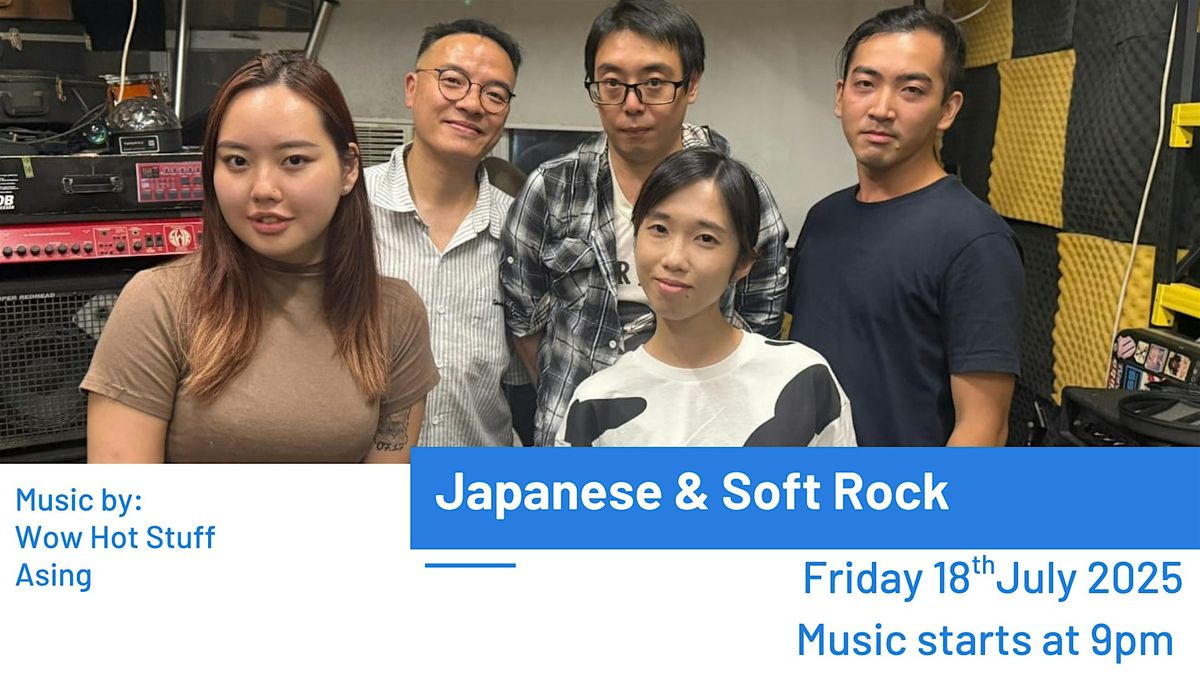 Live Music: Japanese & Soft Rock, 18 July | Event in Central | AllEvents