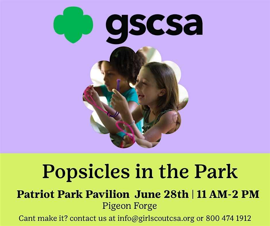 Popsicles in the Park with Girl Scouts, 28 June | Event in Pigeon Forge | AllEvents