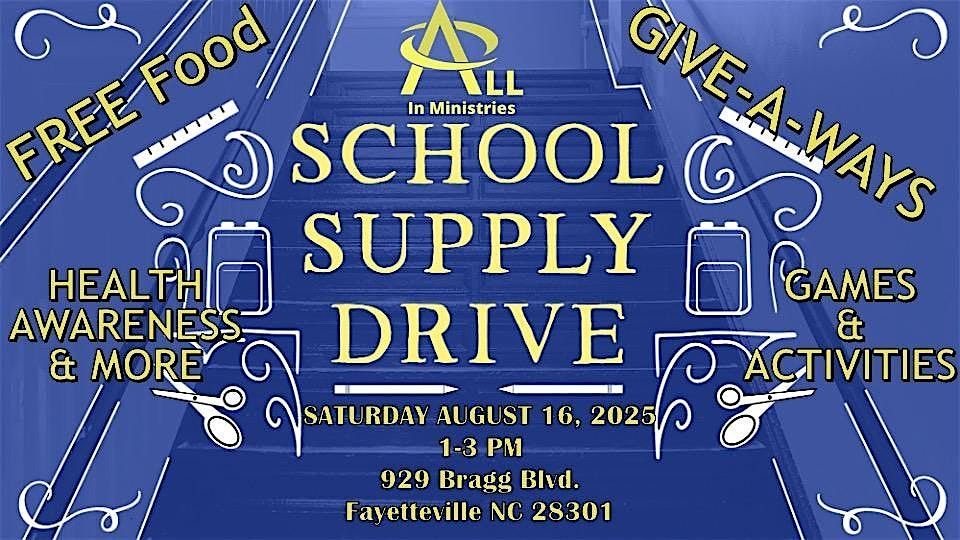 Back 2 School Community Event, 16 August | Event in Fayetteville | AllEvents