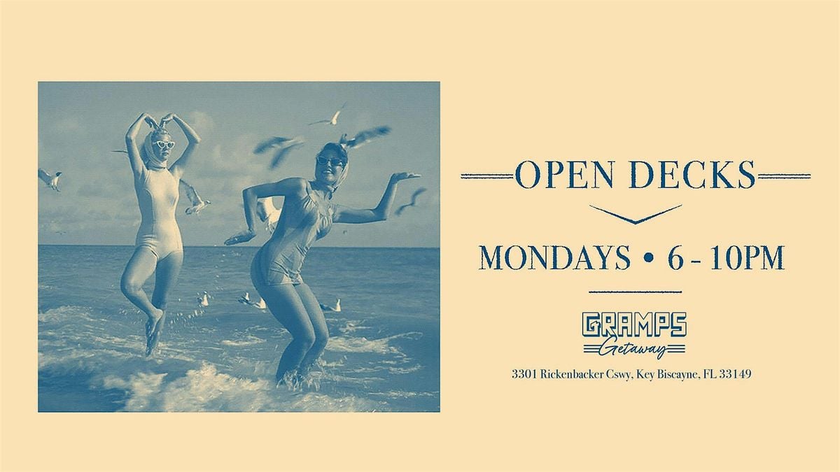 Open Decks, 28 July | Event in Key Biscayne | AllEvents