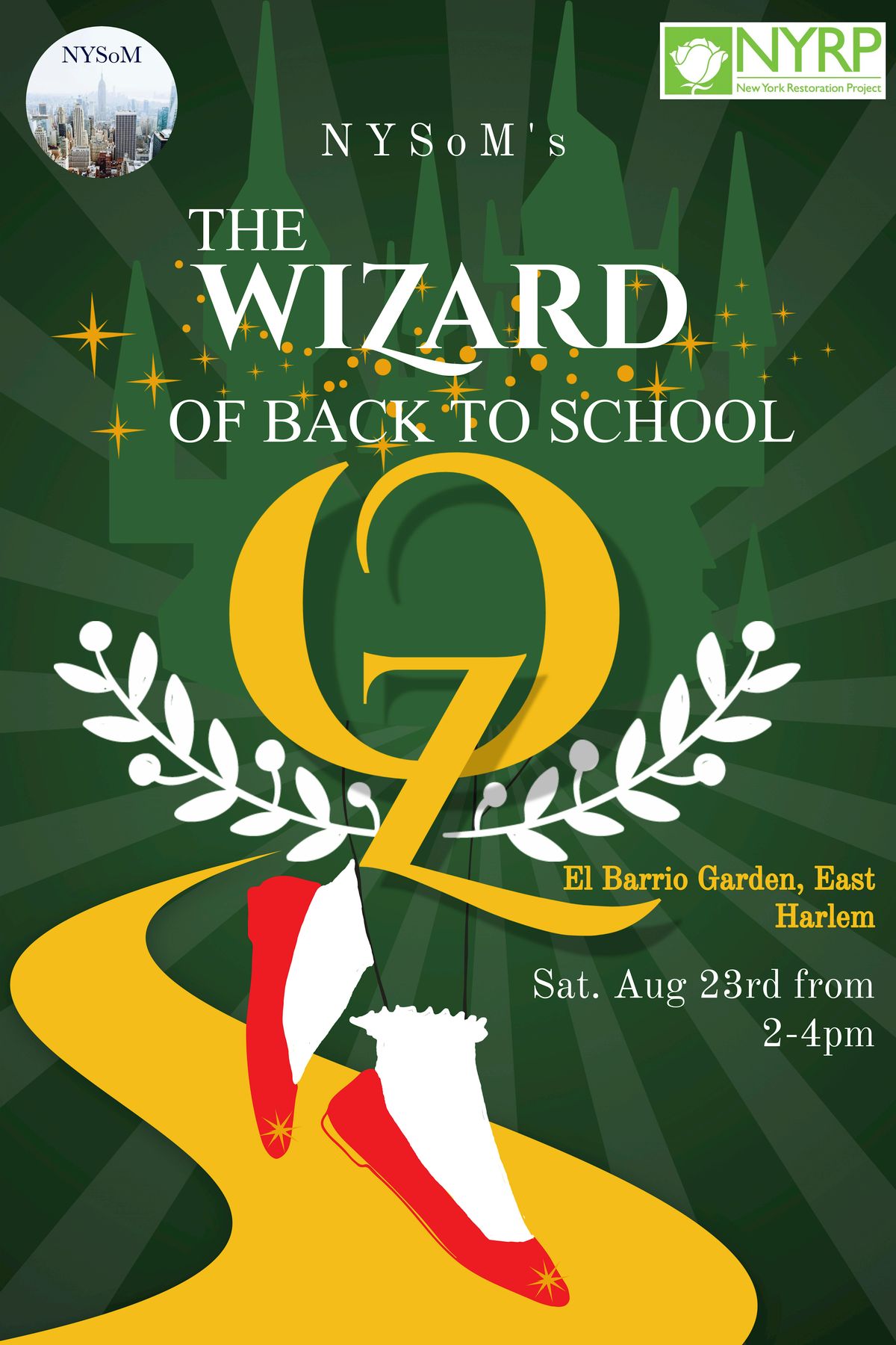 NYSoM Wizard of Back to School Oz, 23 August | Event in New York | AllEvents