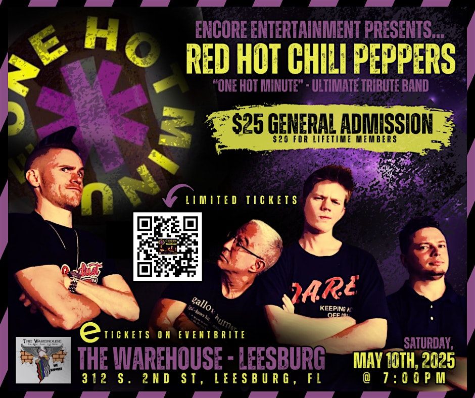 Red Hot Chili Peppers Ultimate Tribute - One Hot Minute, 10 May | Event in Leesburg | AllEvents