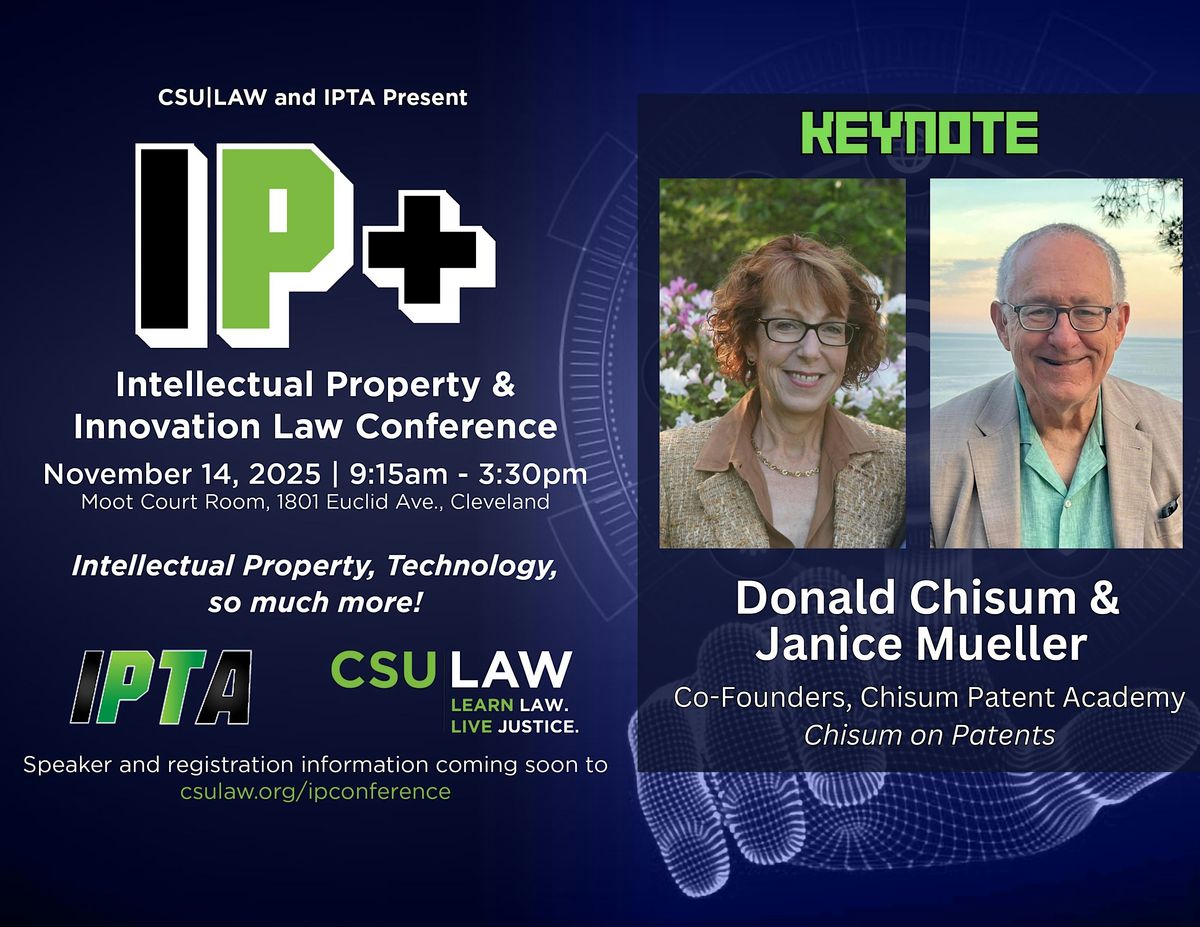 IP+ Conference 2025, 14 November | Event in Cleveland | AllEvents