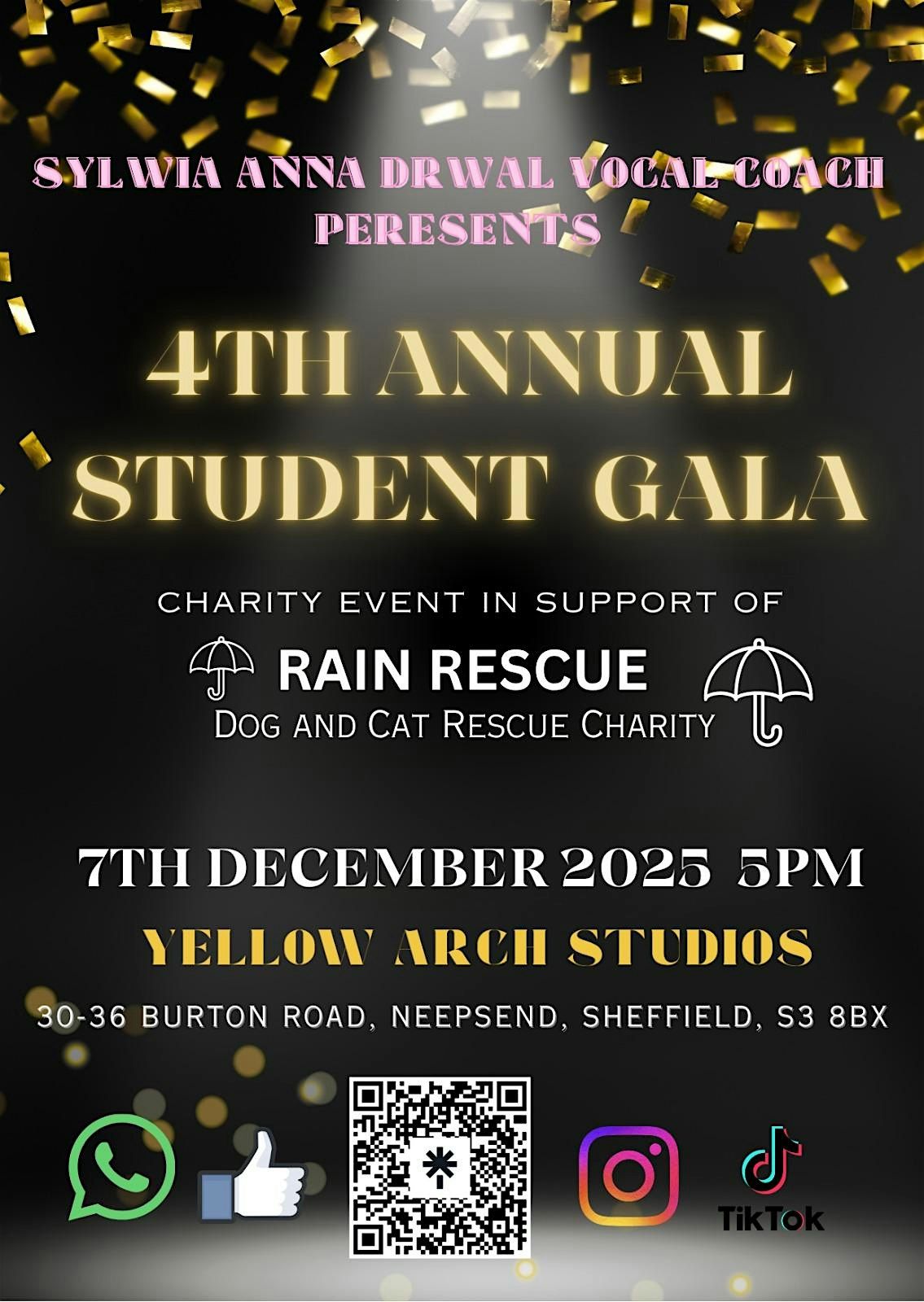 4th Annual Student Gala, 7 December | Event in Neepsend | AllEvents