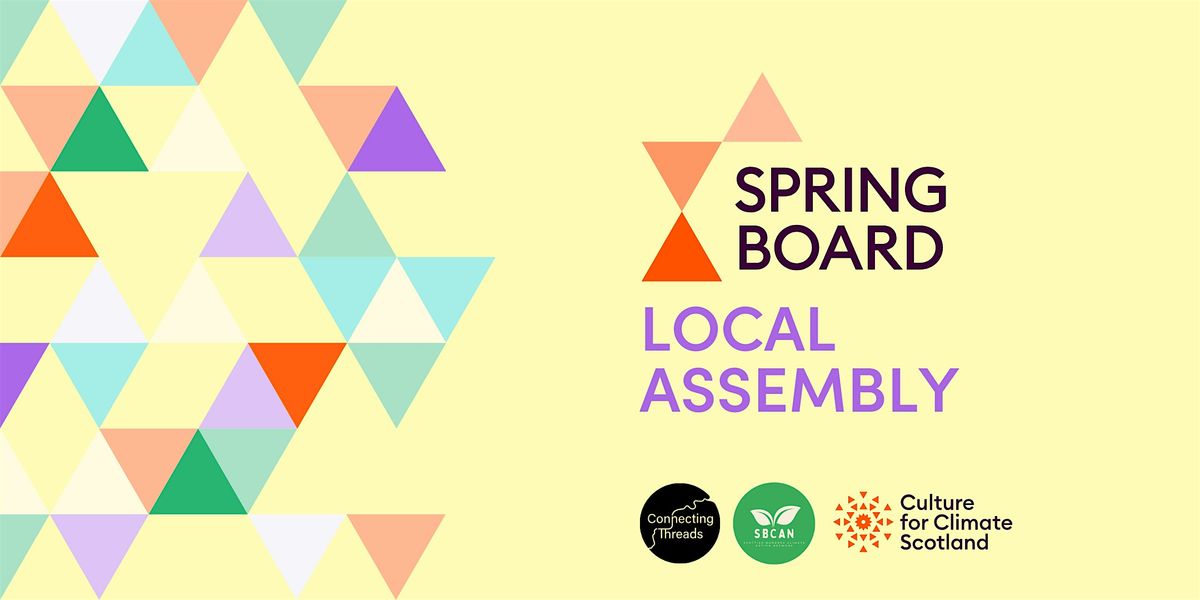 Springboard Local Assembly: Upstream, Downstream, 2 November | Event in Peebles | AllEvents