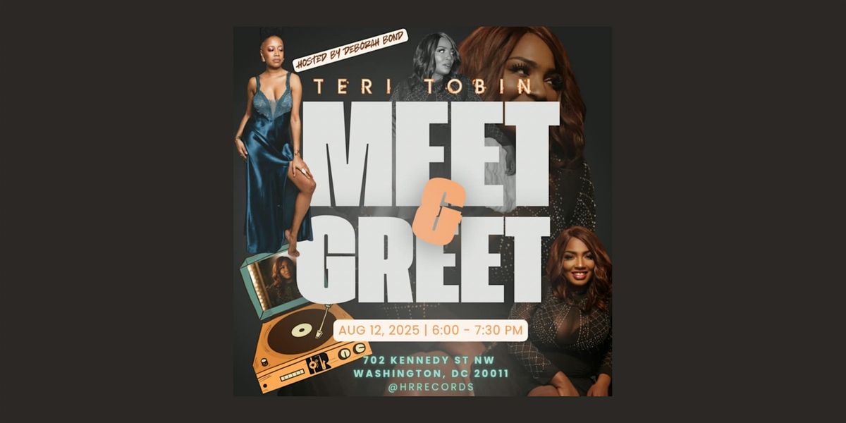 Meet & Greet with Teri Tobin, Hosted by Debòrah Bond, 12 August | Event in Washington | AllEvents