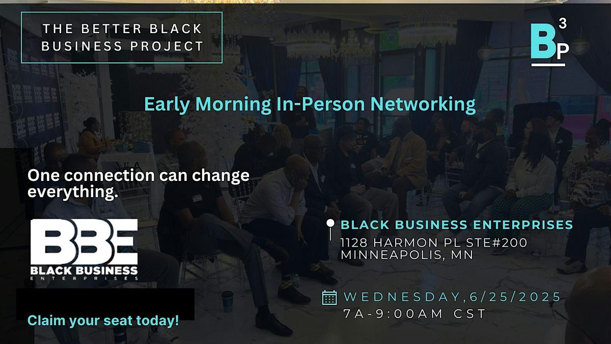 B3 June 25th Early Morning Networking (Downtown), 25 June | Event in Minneapolis | AllEvents