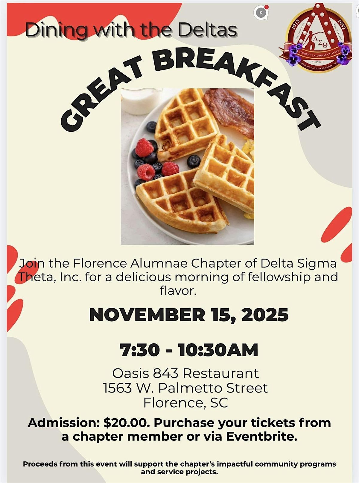 DINING WITH THE DELTAS | Event in Florence | AllEvents