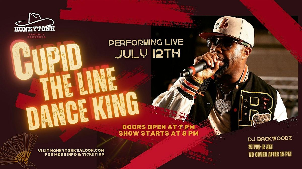 Cupid - the Line Dance King - Live at Honkytonk, 12 July | Event in Charleston | AllEvents