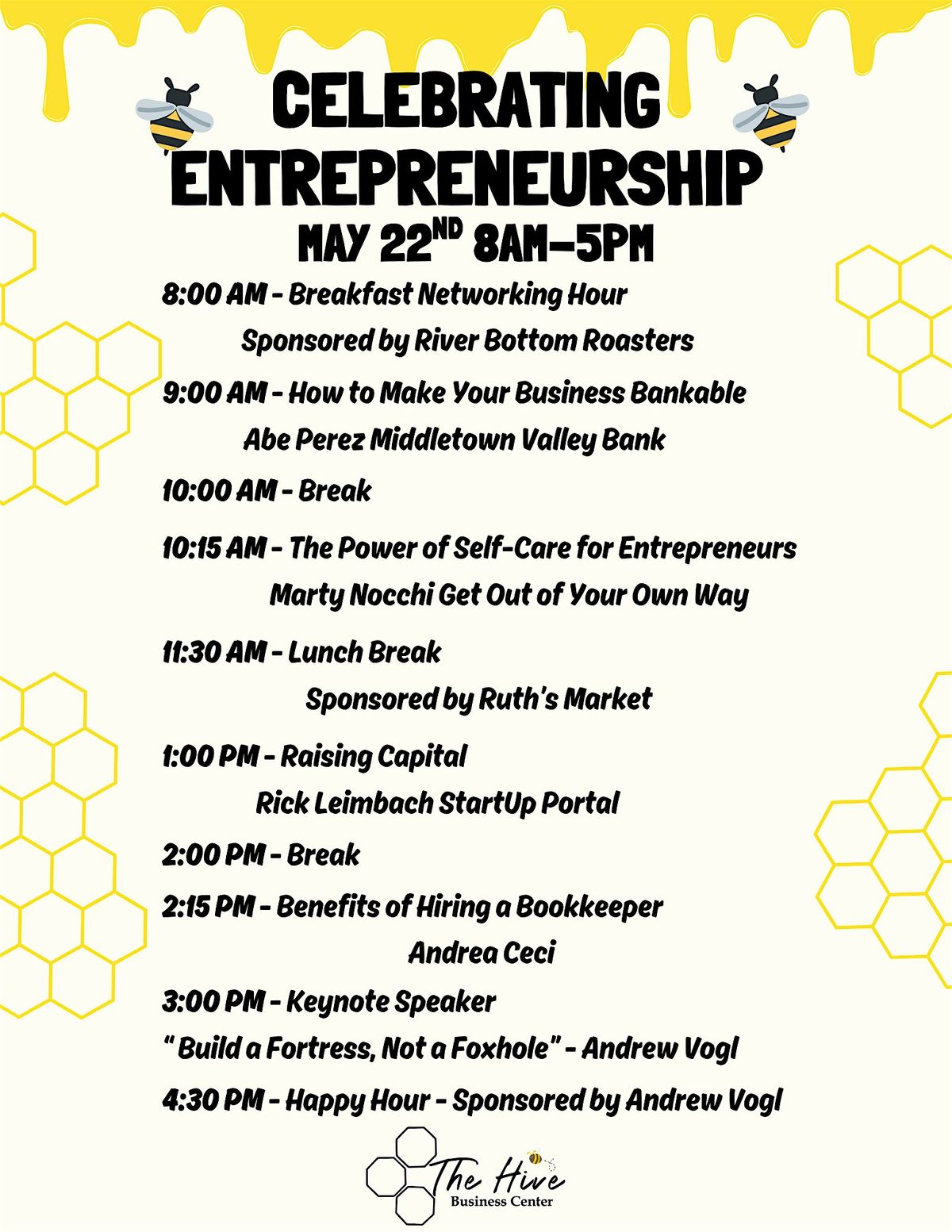 Celebrating Entrepreneurship - at The Hive Business Center, 22 May | Event in Williamsport | AllEvents