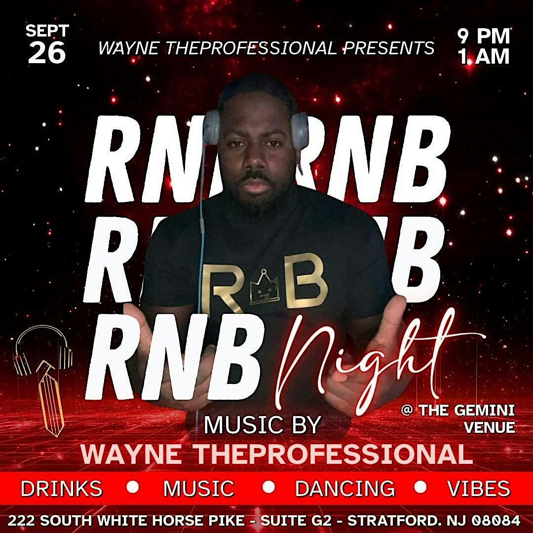 R&B Night at The Gemini Venue, 26 September | Event in Stratford | AllEvents