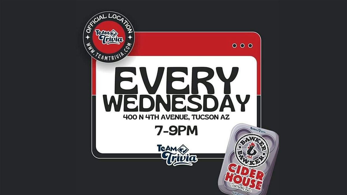 TEAM TRIVIA | Event in Tucson | AllEvents