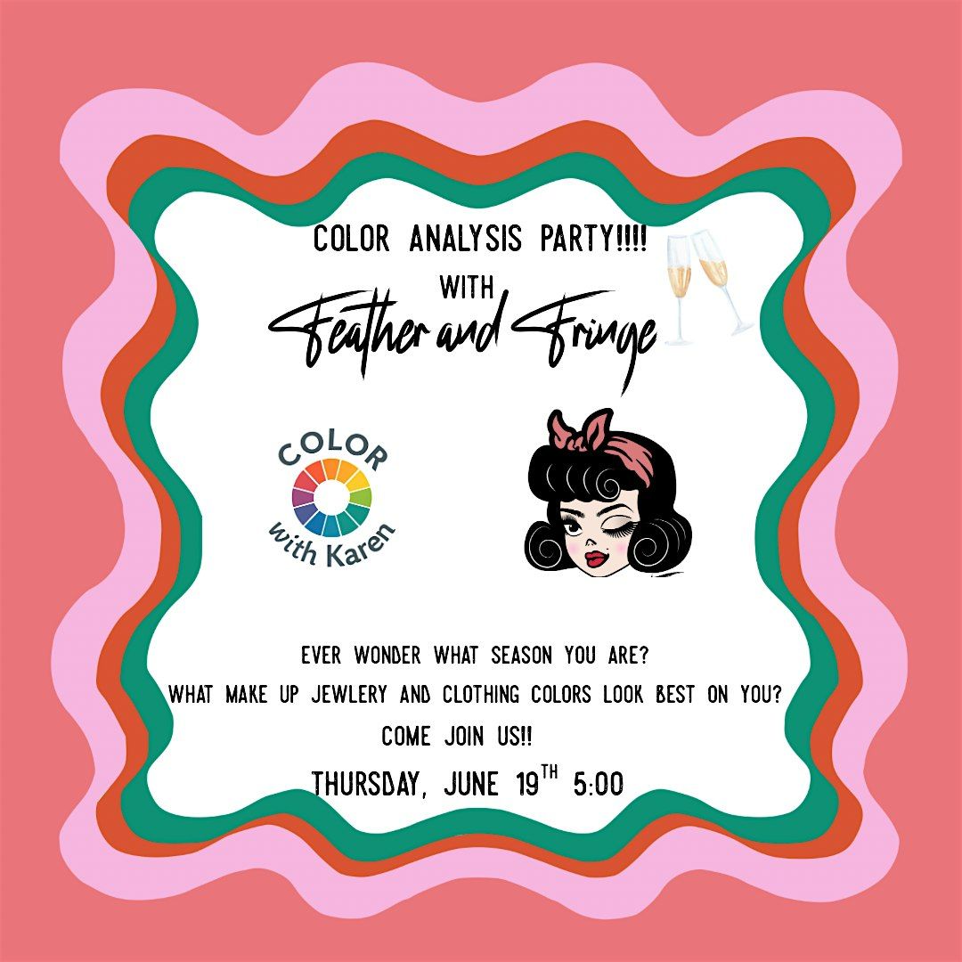 Color analysis with Karen x feather and fringe, 19 June | Event in Westport | AllEvents