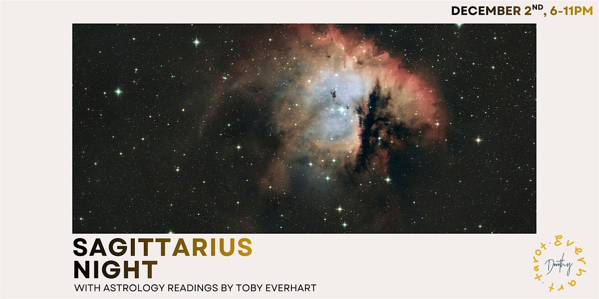 Sagittarius Night ft. Astrology Readings by Toby Everhart, 2 December | Event in Chicago | AllEvents