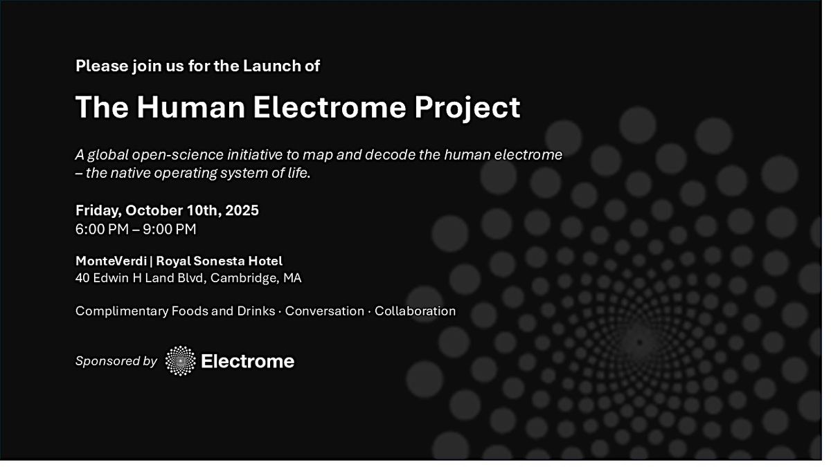 The Human Electrome Project | Event in Cambridge | AllEvents