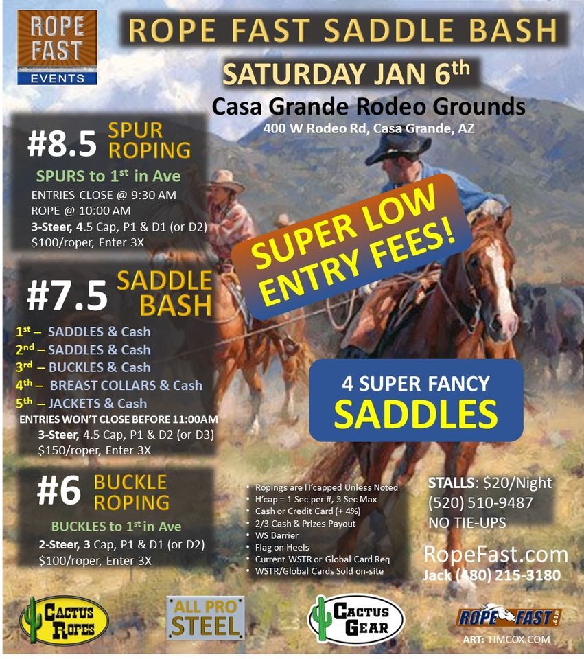 Saddle Bash , Casa Grande Rodeo Grounds, 6 January 2024 | AllEvents.in