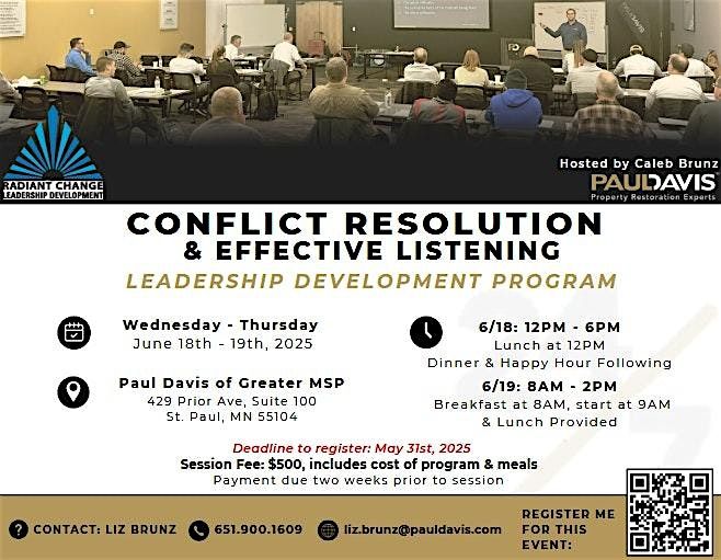 Conflict Resolution & Effective Listening - LDP Session, 18 June | Event in Saint Paul | AllEvents