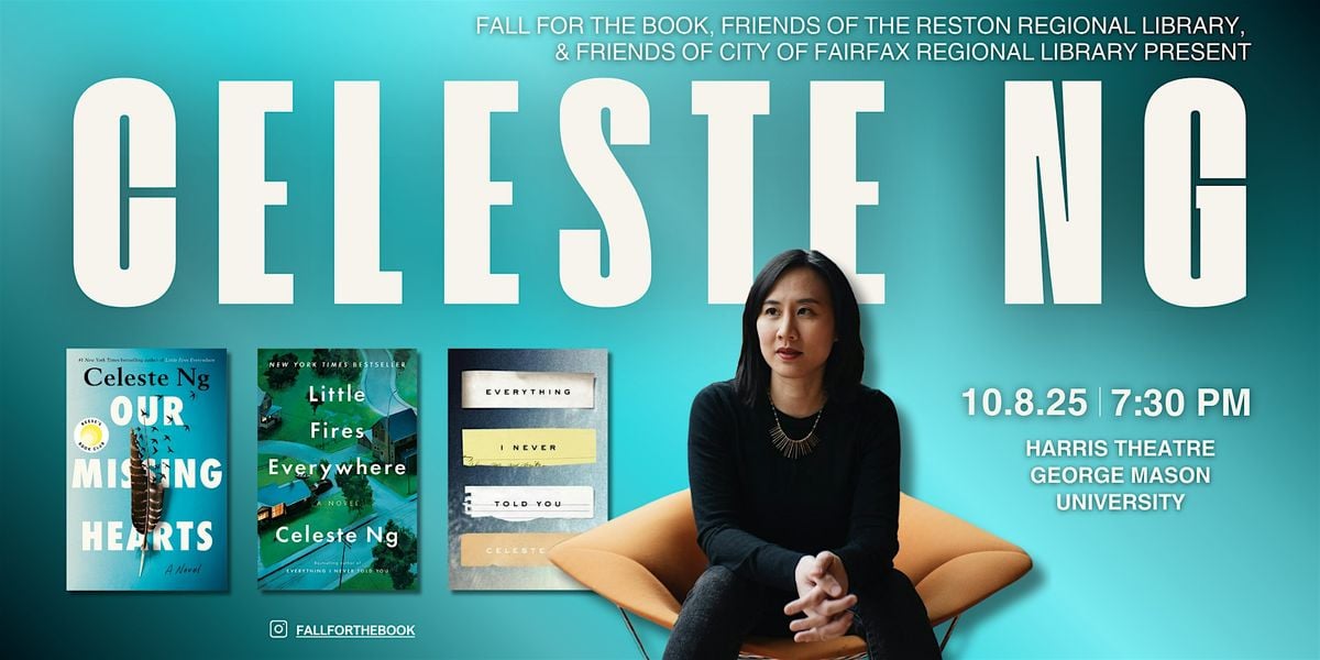 Fiction in a Fractured Age: Celeste Ng, 8 October | Event in Fairfax | AllEvents