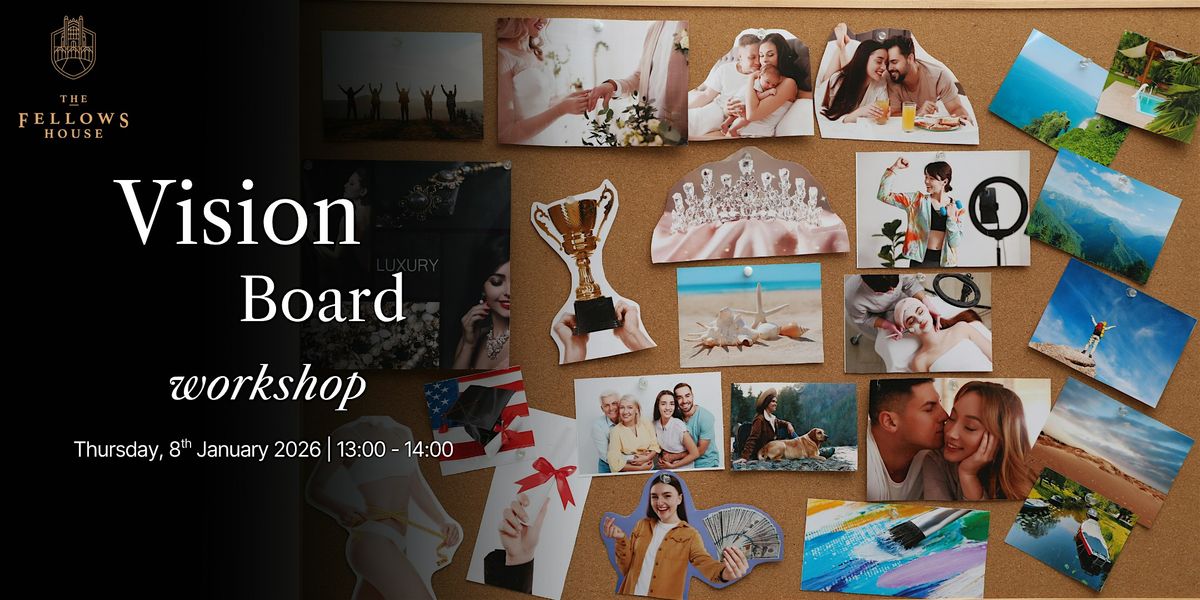 Vision Board Workshop - 8th Jan, 8 January | Event in Cambridge | AllEvents
