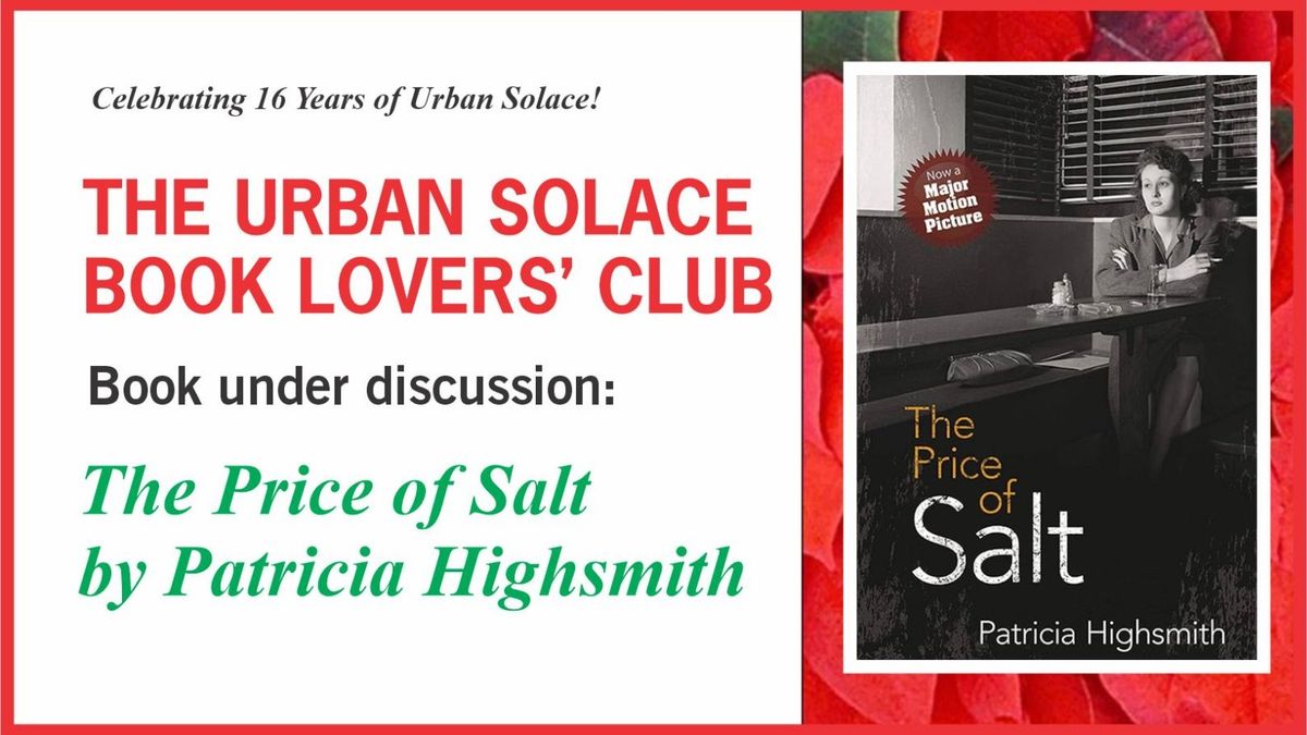 The Urban Solace Book Lovers&apos; Club, 14 December | Event in Bangalore | AllEvents