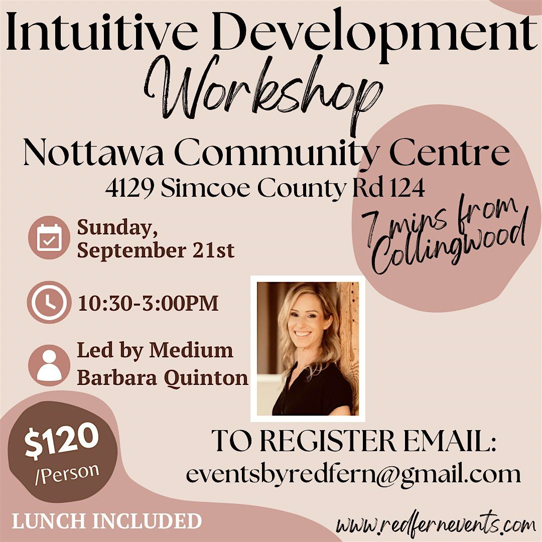 Intuitive Development Workshop, 21 September | Event in Nottawa | AllEvents