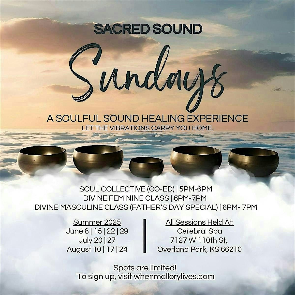 Sacred Sound Sundays, 27 July | Event in Overland Park | AllEvents