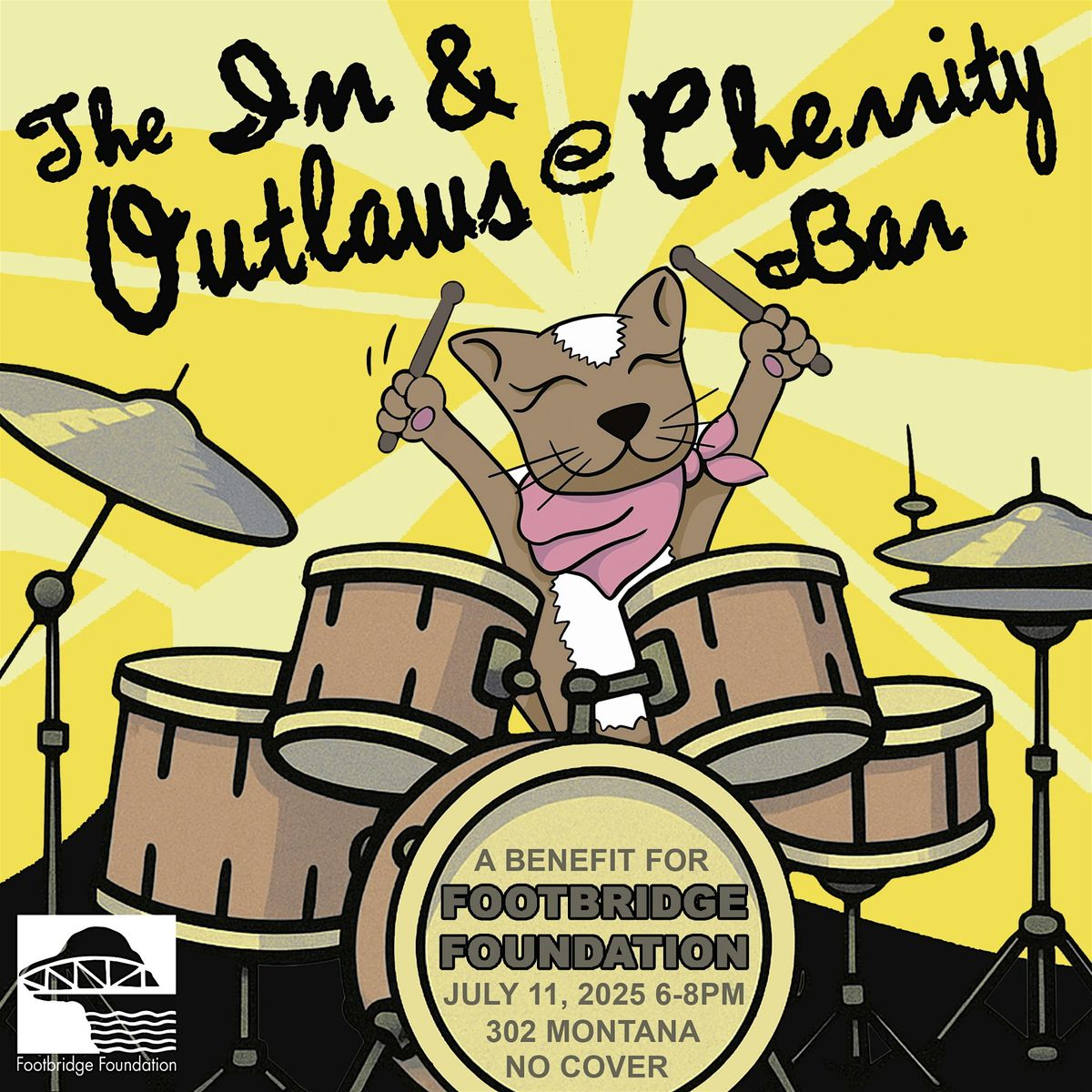 The Footbridge Foundations 10% Give Back Day at Cherrity Bar, 11 July | Event in San Antonio | AllEvents