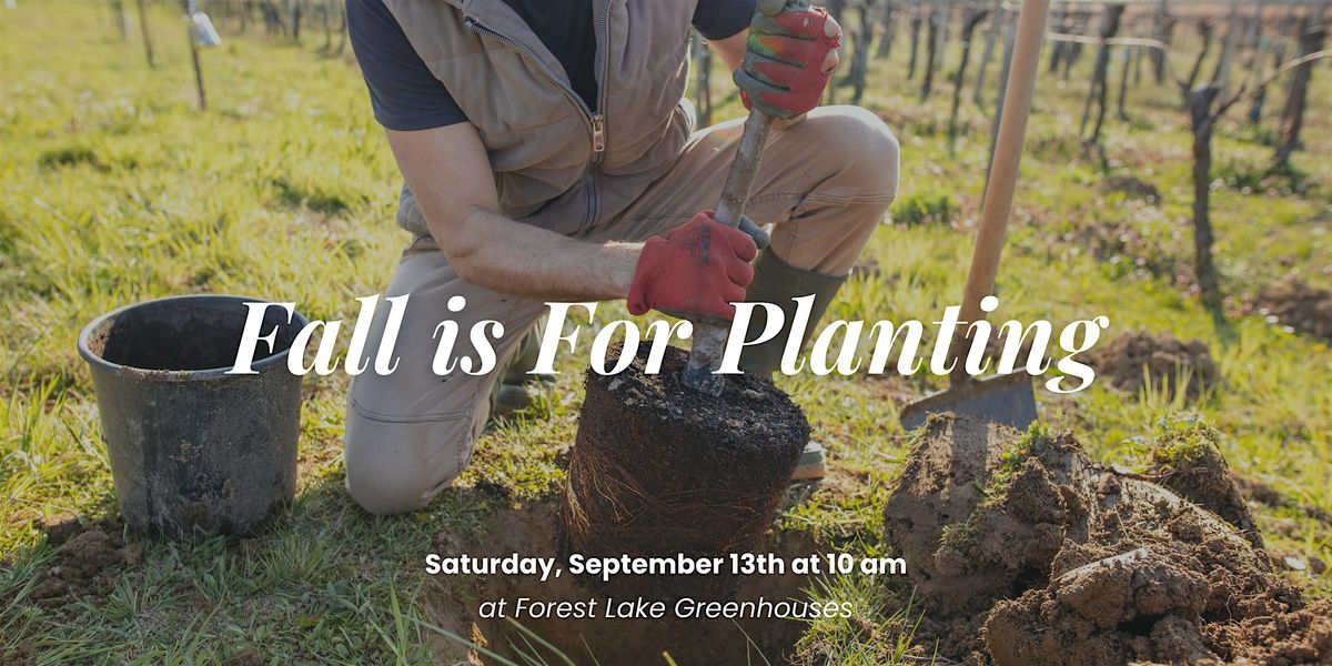Fall is for Planting, 13 September | Event in Florence | AllEvents