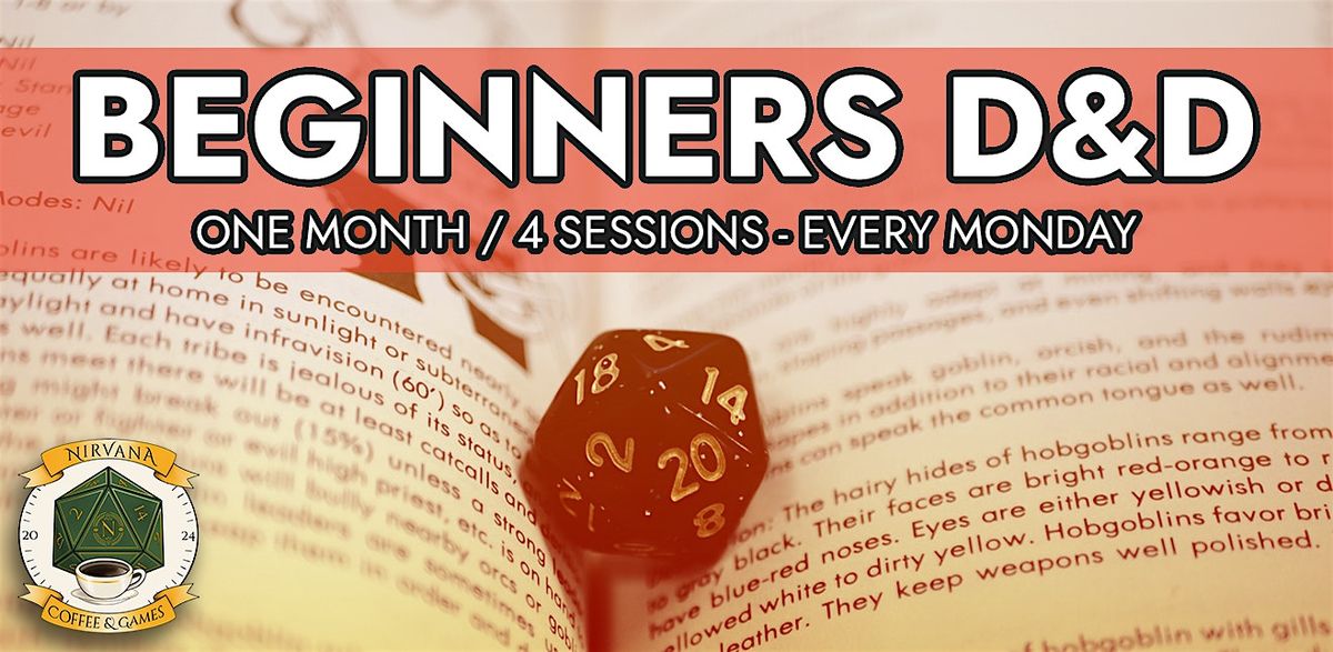Nirvana Official Beginner D&D Course  - December, 1 December | Event in Independence | AllEvents