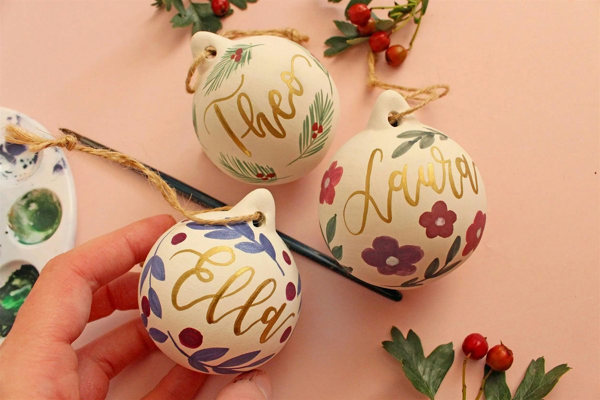 Festive Bauble Lettering & Painting Workshop, 16 November | Event in Brighton and Hove | AllEvents