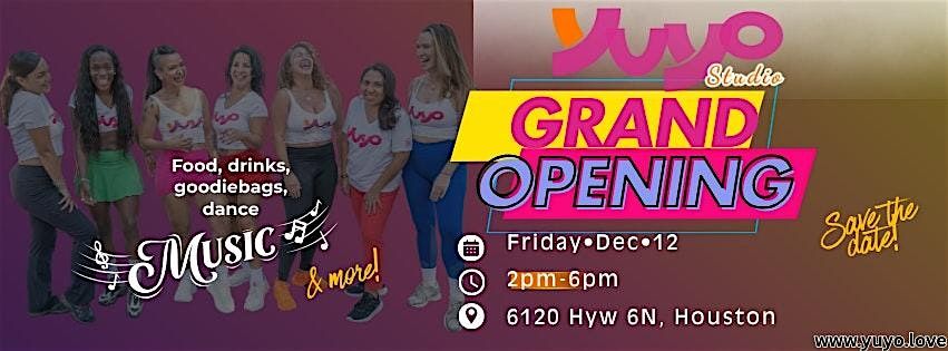 Yuyo Flagship Production Studio Grand Opening, 12 December | Event in Houston | AllEvents