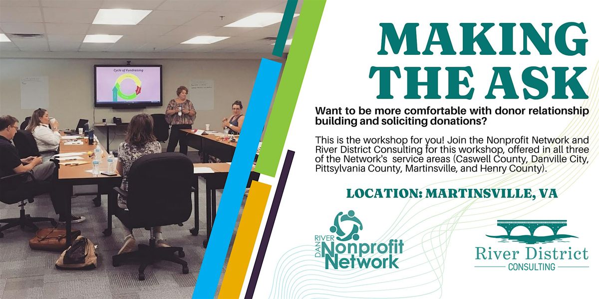Making the Ask, 24 July | Event in Martinsville | AllEvents