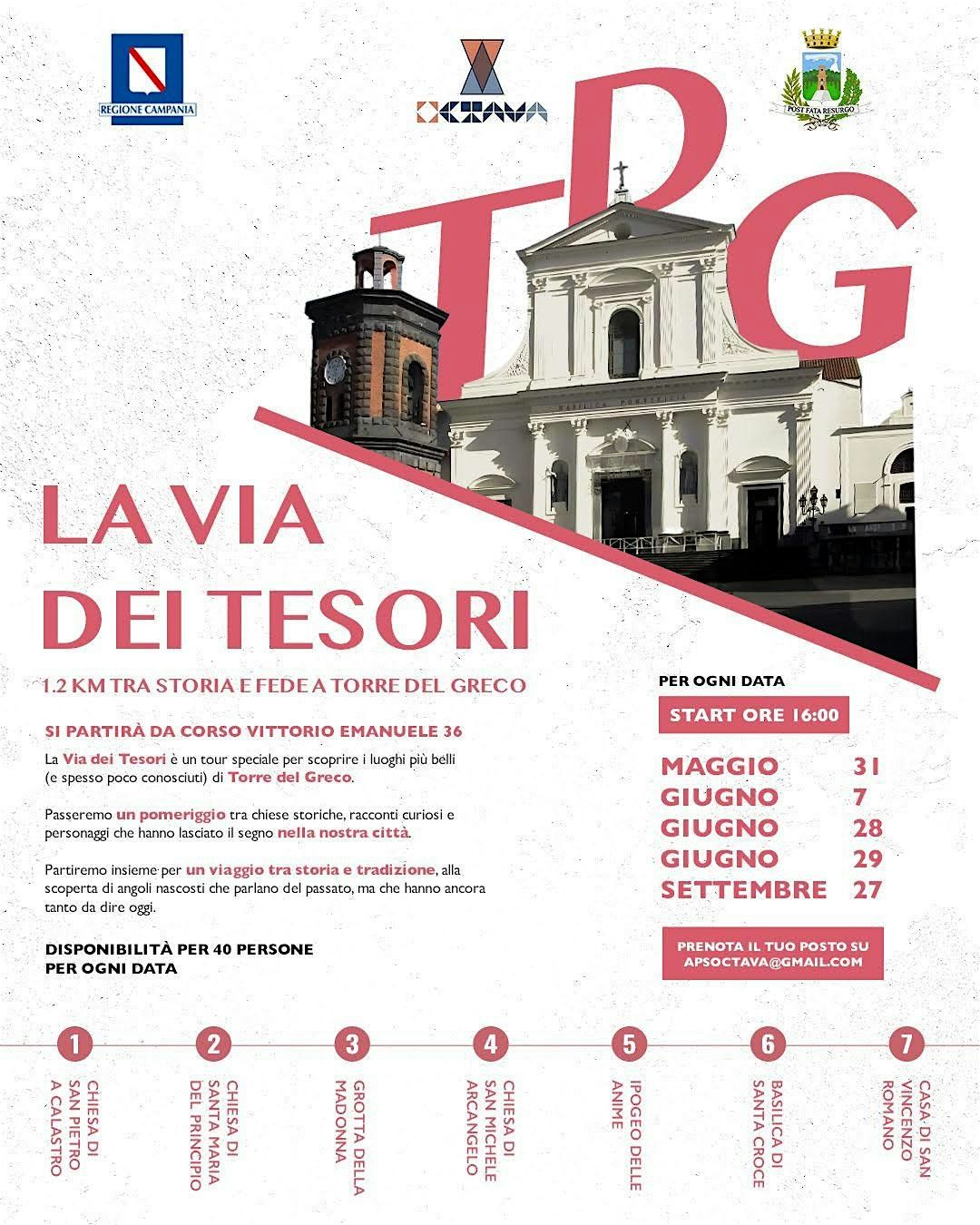 La Via dei Tesori, 27 September | Event in Torre del Greco | AllEvents