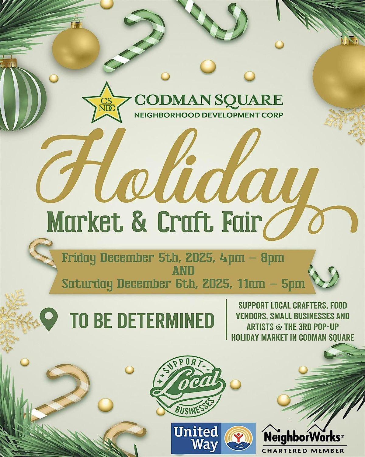 CSNDC Holiday Market &amp; Craft Fair