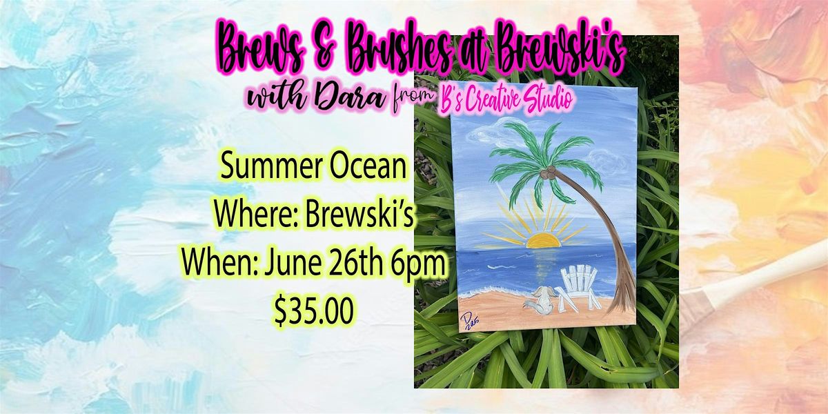 Brews & Brushes at Brewski's with Dara, 26 June | Event in Springfield | AllEvents