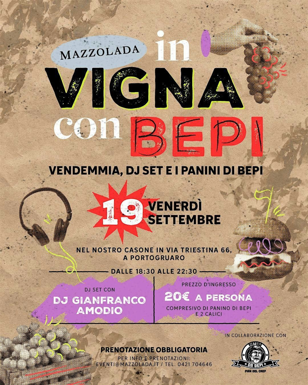 IN VIGNA CON BEPI, 19 September | Event in Portogruaro | AllEvents