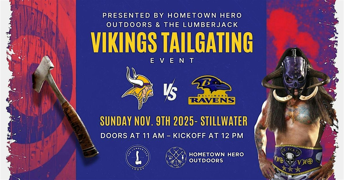 Tailgate for a Cause - Vikings vs. Ravens Tailgate, 9 November | Event in Stillwater | AllEvents