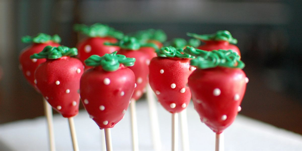 Strawberry Patch Cake Pop Making Class for Kids 5/24, 24 May | Event in Alexandria | AllEvents