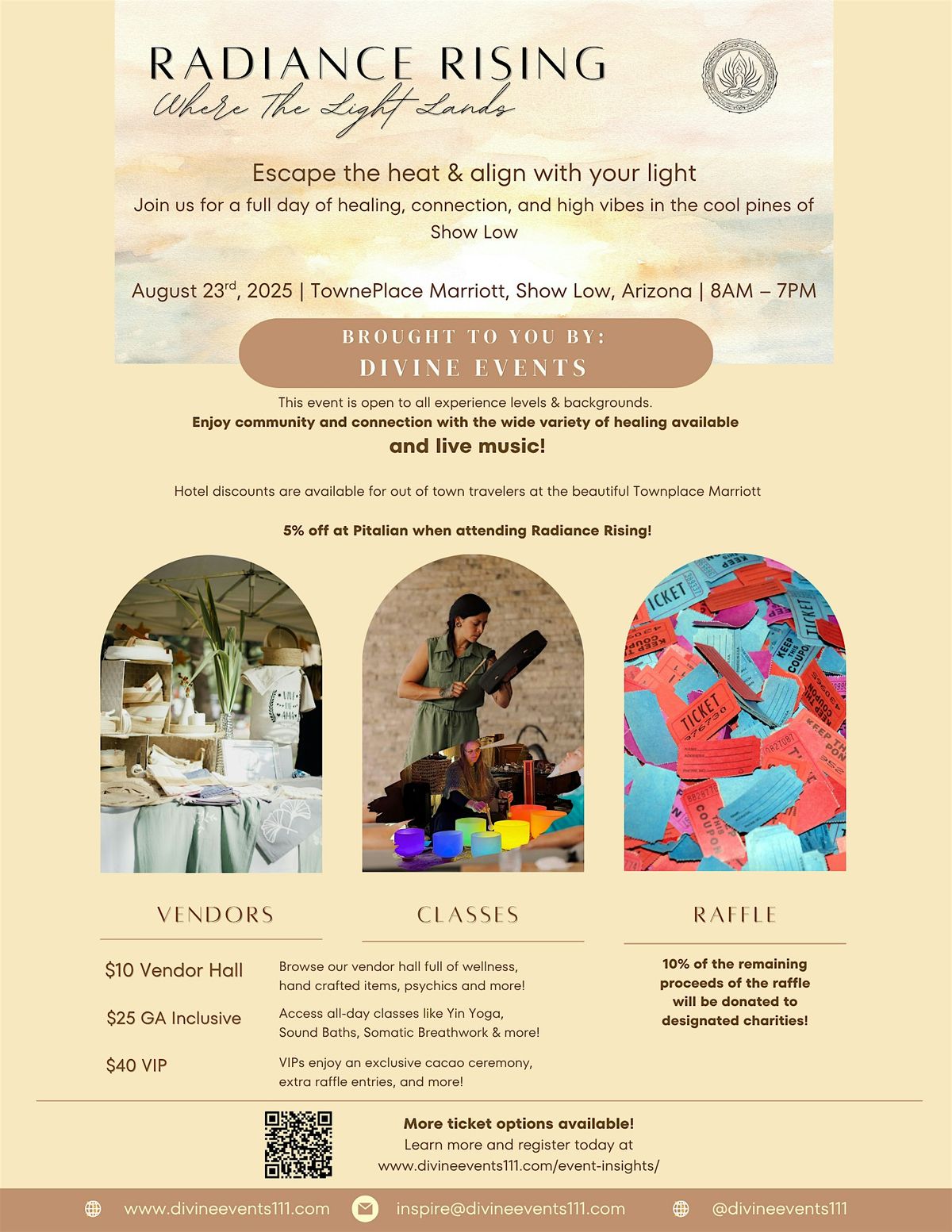 Radiance Rising: Where the Light Lands, 23 August | Event in Show Low | AllEvents